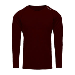 Men Long Sleeves T-Shirts Mesh Breathable Gyms Fitness Sports Clothes