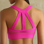 Push Up Sports Bra High Impact Running Padded Women Sexy Seamless Brassiere Sport Bra Top For Yoga Fitness Workout Active Wear