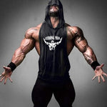 Fitness Vest Male Muscular Hooded Clothes