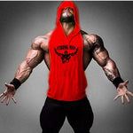 Fitness Vest Male Muscular Hooded Clothes