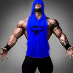 Fitness Vest Male Muscular Hooded Clothes