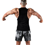 European And American Fitness Sports And Leisure Clothes Short-sleeved Men