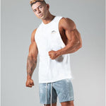 European And American Fitness Sports And Leisure Clothes Short-sleeved Men