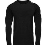 Men Long Sleeves T-Shirts Mesh Breathable Gyms Fitness Sports Clothes