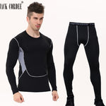 Camouflage Compression Baselayer Set Sports Compression Set Long Sleeve T-Shirt Tights Exercise Clothes Workout Bodysuit Fitness Suits For Men